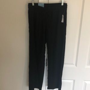 Wide leg linen pants